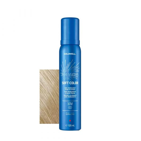 Goldwell Colorance Soft Color Tönung 10V Violet 125 ml pastell violablond Schaumtönung