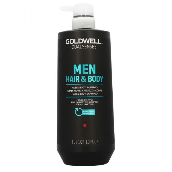 Goldwell Dualsenses Men Hair &amp; Body Shampoo 1000ml Belebende Reinigung für Kopf und Körper