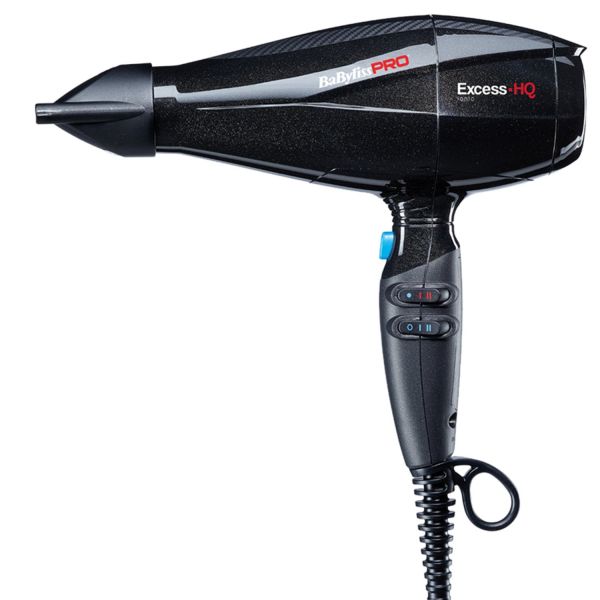 Babyliss Pro EXCESS IONIC Haartrockner 2600 Watt, black shimmer