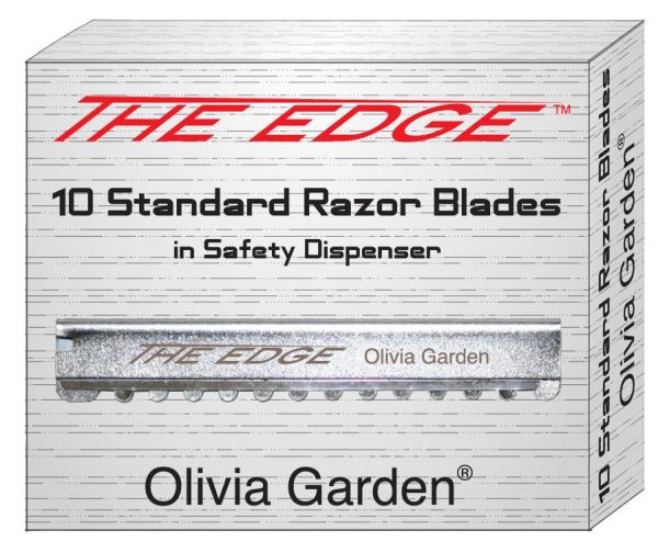 Olivia Garden Ersatzklingen für &quot;The Edge&quot;, 10 Stück