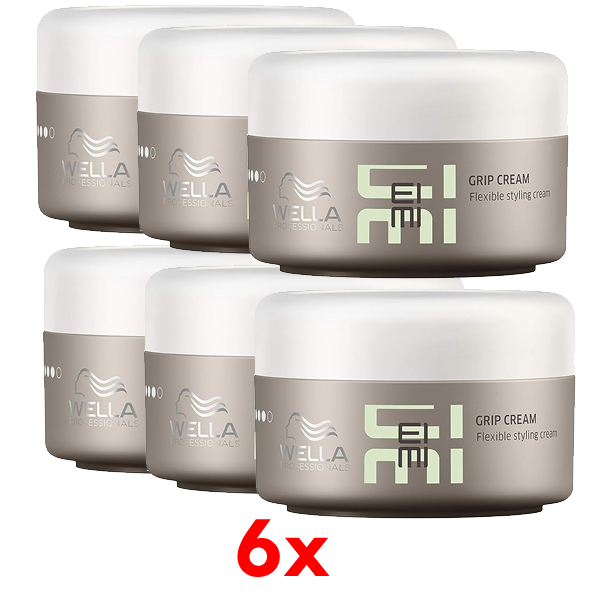 Wella EIMI Grip Cream Flexible Styling Cream 75ml 6x Pack