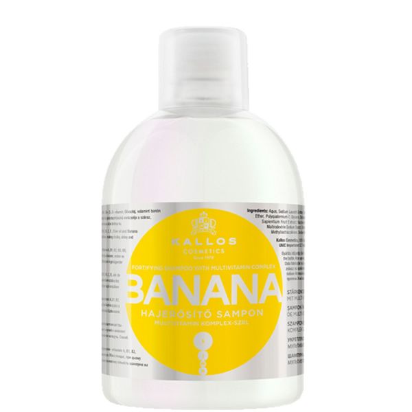 KJMN Banana Shampoo, 1 Ltr.