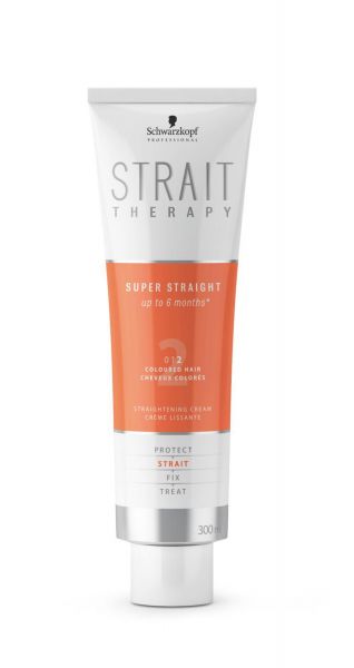 Schwarzkopf Strait Styling Therapy Strait Cream 0 - für wiederspenstiges, sehr lockiges Haar, 300 ml